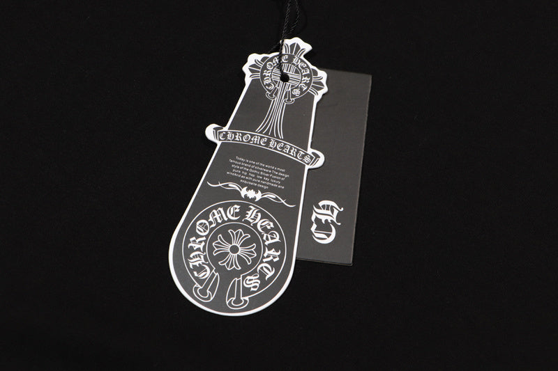 CHROME HEARTS FADE LOGO BLACK T-SHIRT