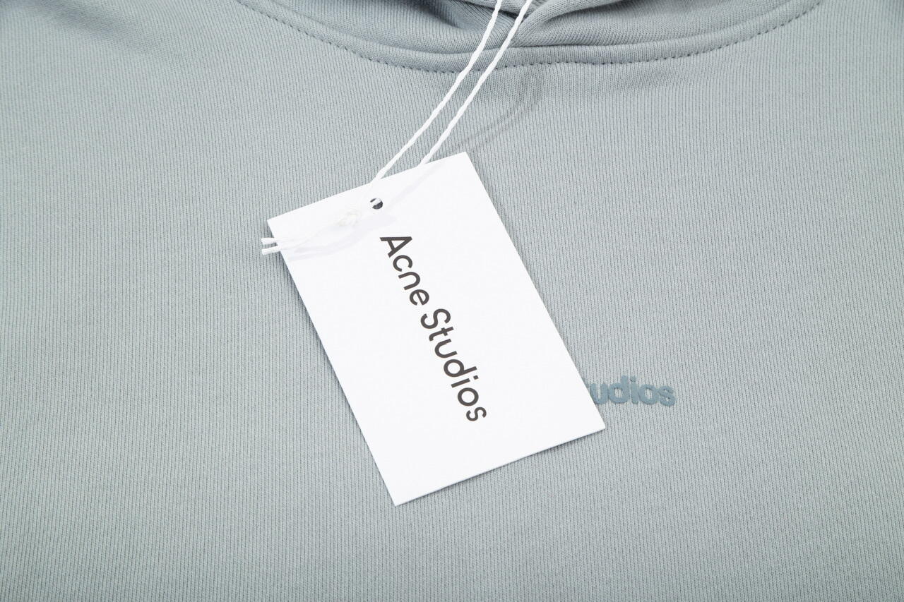 ACNE STUDIOS BASIC STEEL GREY HOODIE