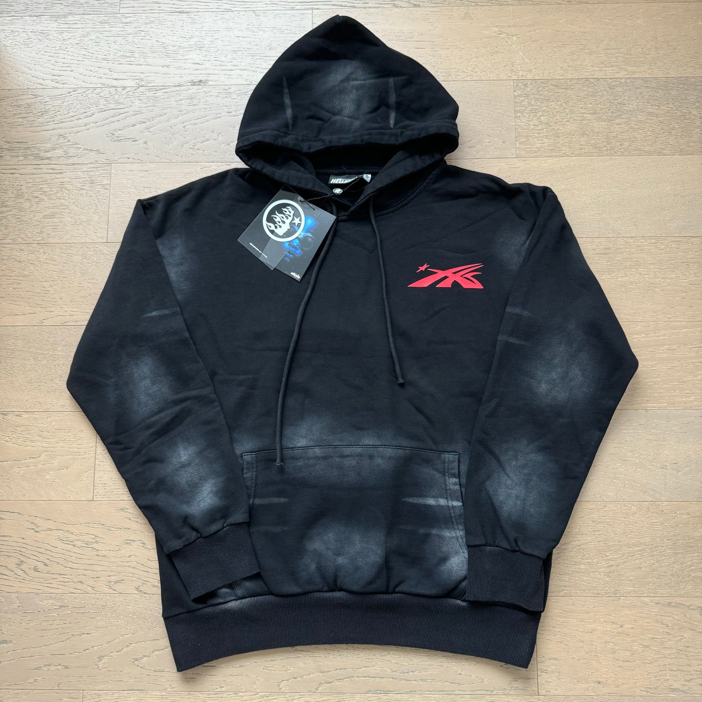 HELLSTAR STARSHIRT BLACK HOODIE
