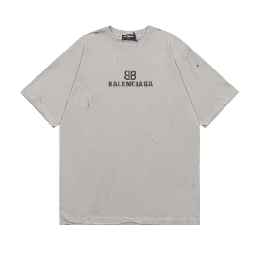 BALENCIAGA PIXEL LOGO GREY