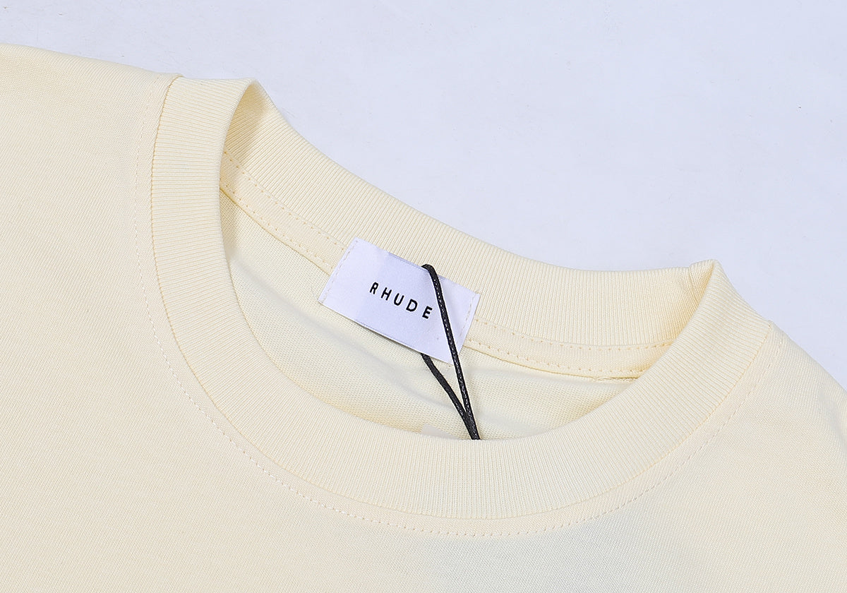 RHUDE GRAND CRU BEIGE T-SHIRT