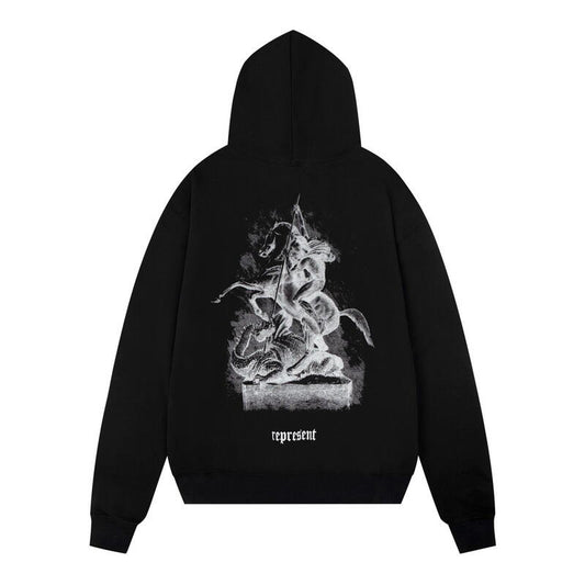 REPRESENT 247 BLACK HOODIE