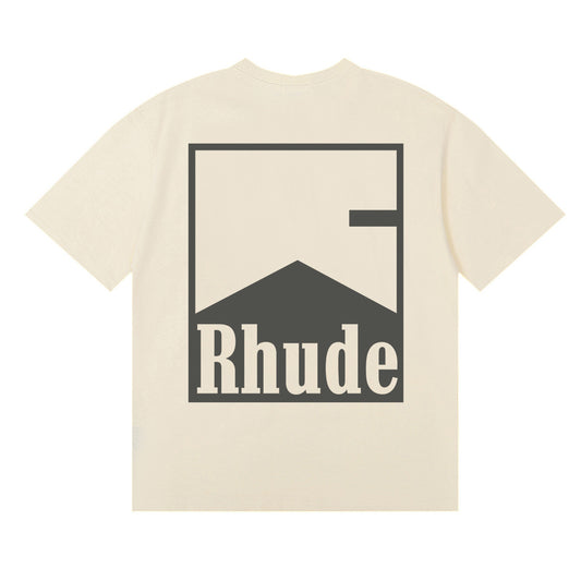 RHUDE CHEVRON BEIGE T-SHIRT