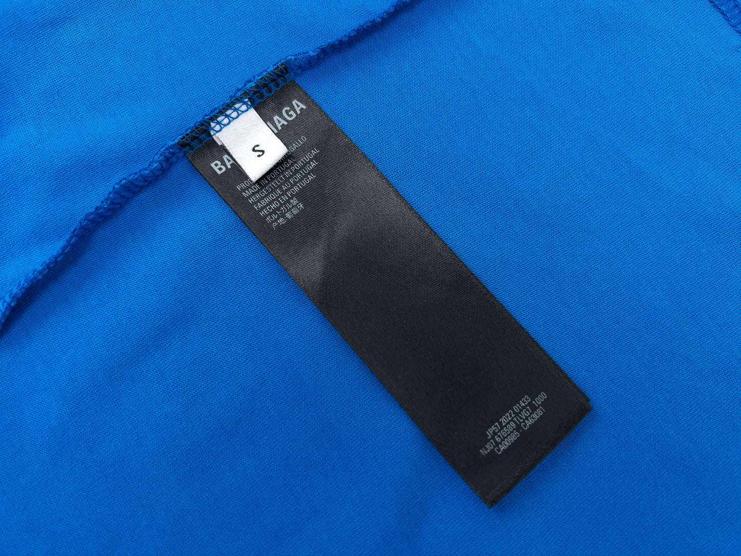 BALENCIAGA X ADIDAS BLUE T-SHIRT SS22