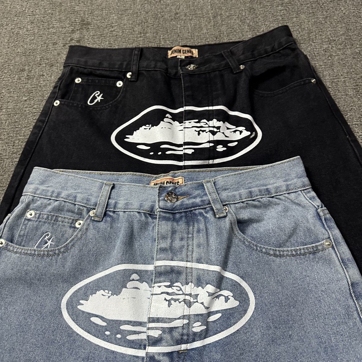 CORTEIZ ALCATRAZ JEANS SHORTS
