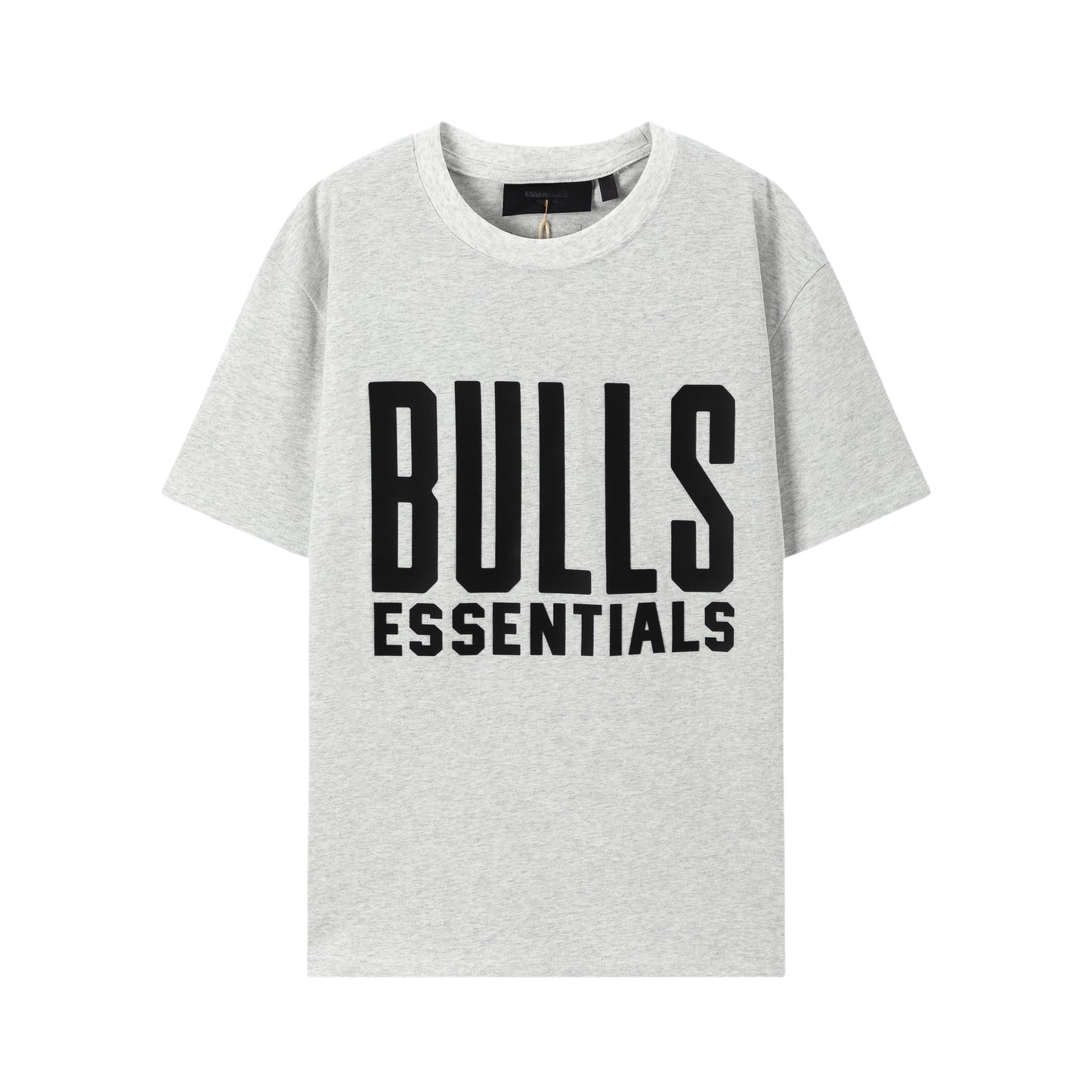 FEAR OF GODS ESSENTIALS NBA BULLS GREY TEE
