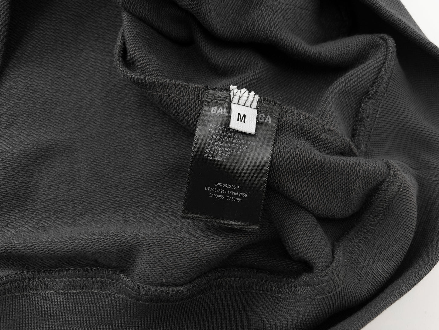 BALENCIAGA BASIC LINE BLACK HOODIE