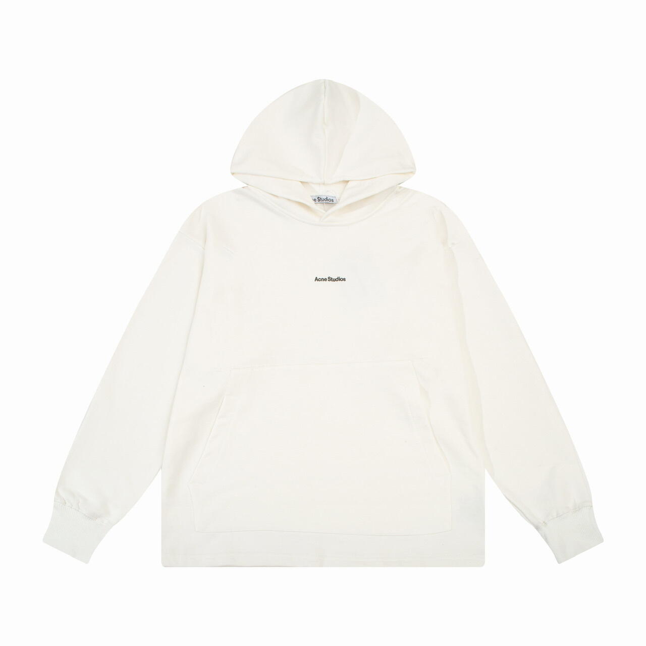 ACNE STUDIOS BASIC WHITE HOODIE