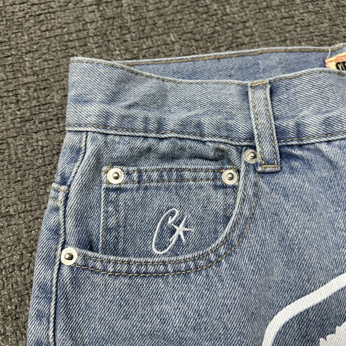 CORTEIZ ALCATRAZ JEANS SHORTS