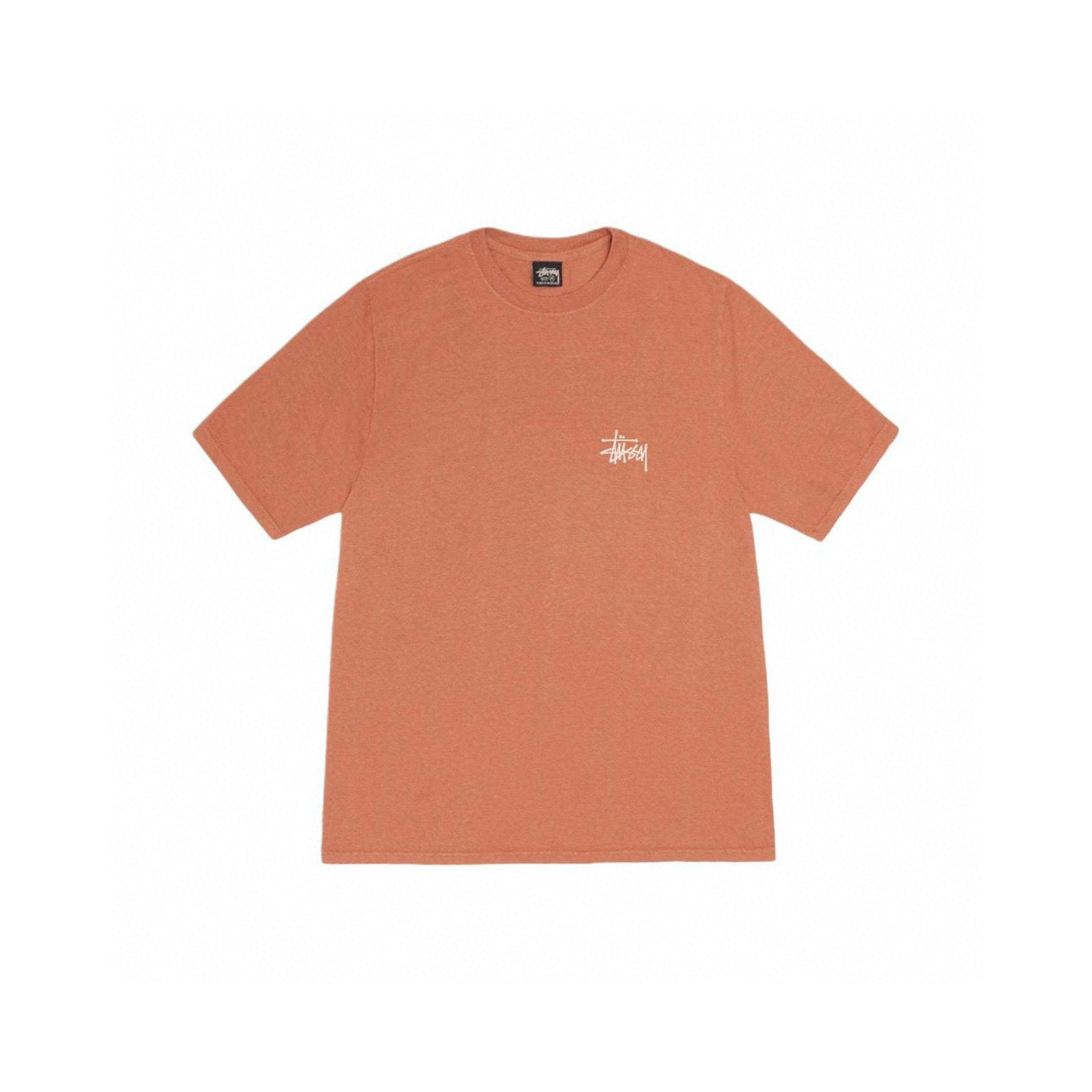 STUSSY BUILT IN USA ORANGE T-SHIRT