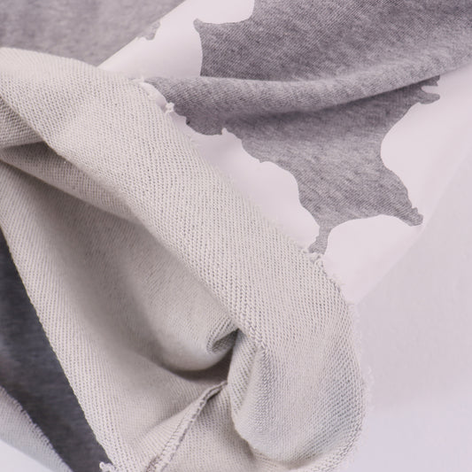 DENIM TEARS GREY SHORTS BIG COTTON WREATH