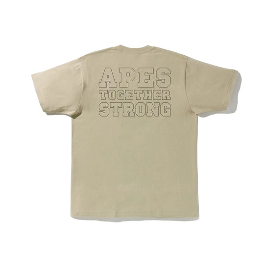 BAPE COLLEGE BEIGE T-SHIRT