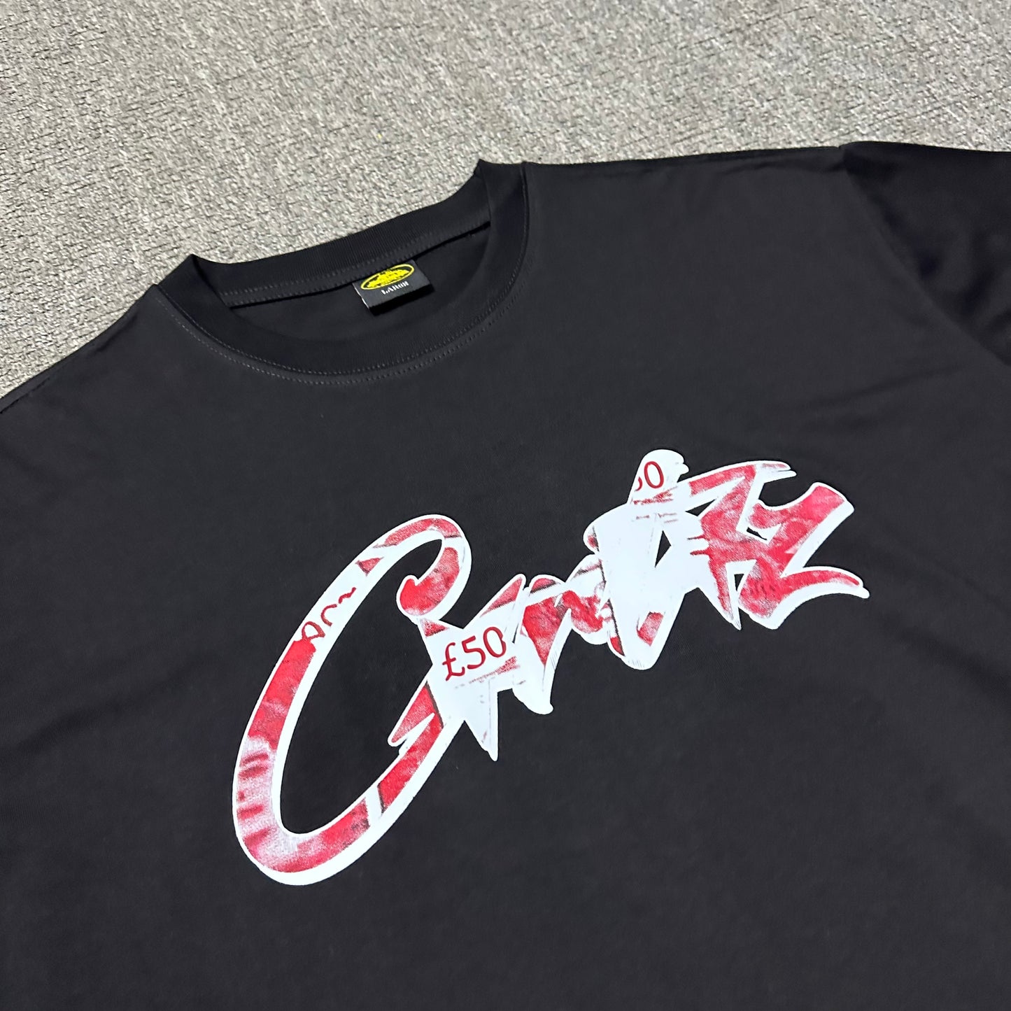 CORTEIZ MONEY ON MY MIND BLACK T-SHIRT