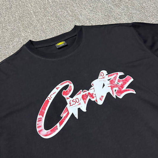 CORTEIZ MONEY ON MY MIND BLACK T-SHIRT