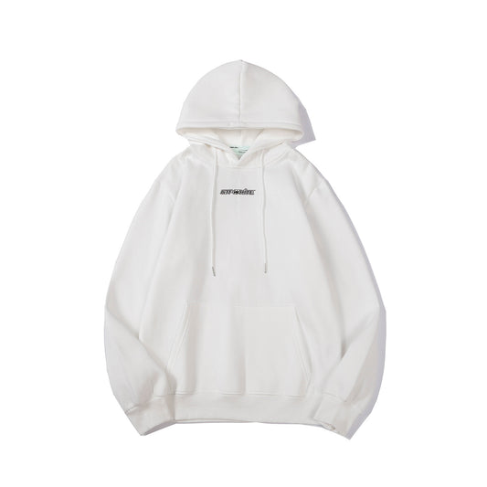 OFF WHITE ARROW RED AND WHITE HOODIE