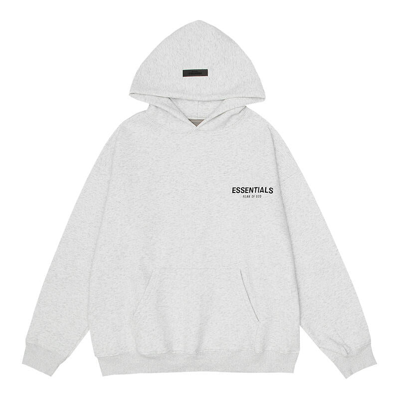 FEAR OF GODS ESSENTIALS SS22 HOODIE LIGHT OATMEAL