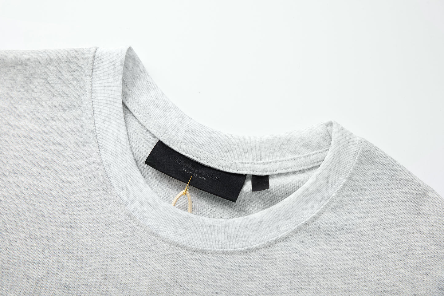 FEAR OF GODS ESSENTIALS NBA NETS GREY TEE