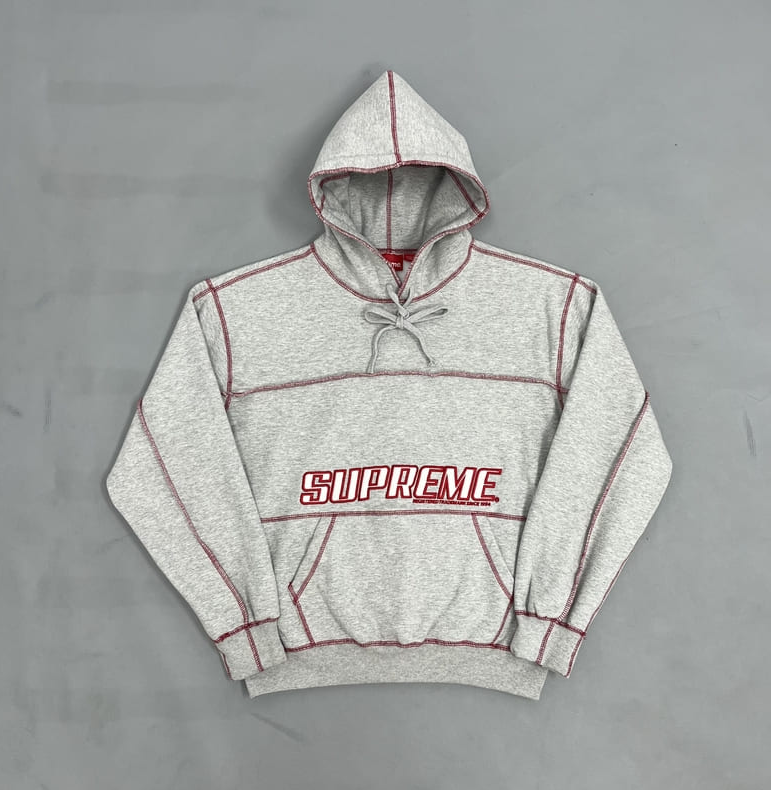 SUPREME COVERSTITCH RED TRACKSUIT