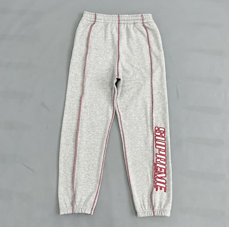 SUPREME COVERSTITCH RED PANT