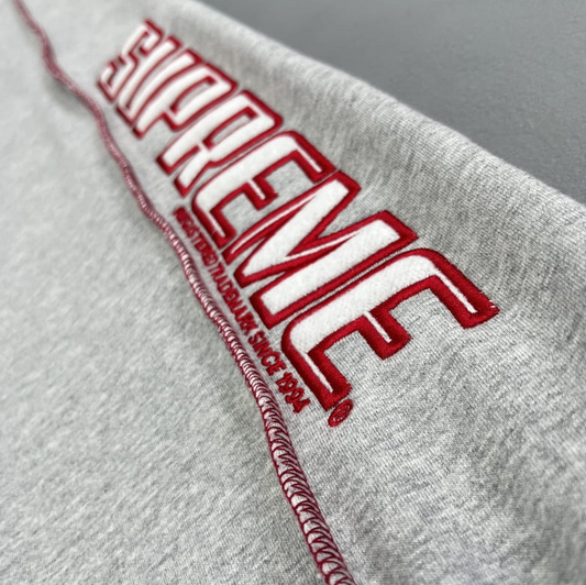 SUPREME COVERSTITCH RED PANT