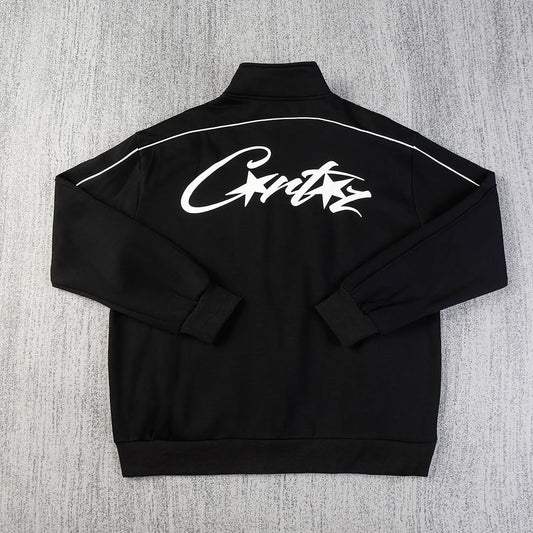 CORTEIZ BLACK AND WHITE TRACKSUIT