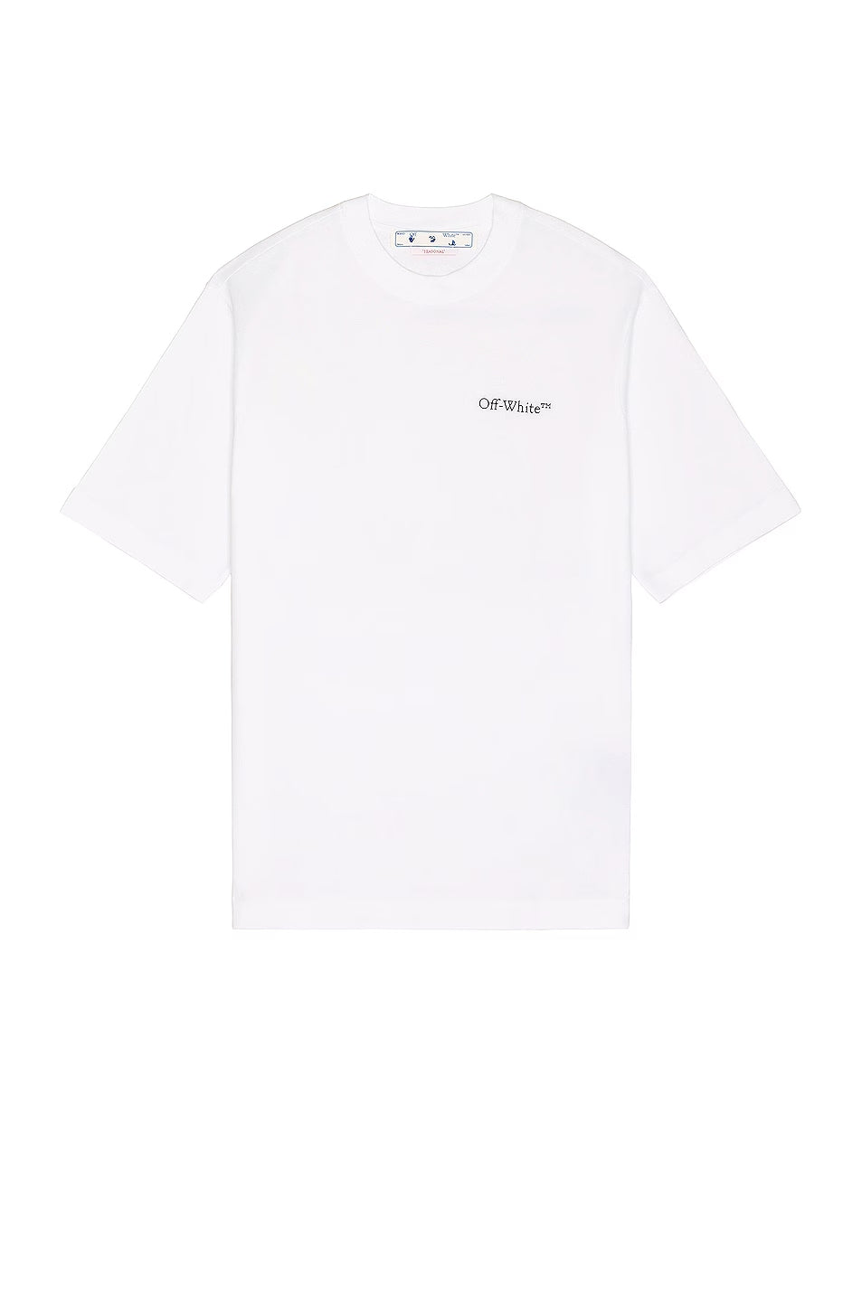 OFF WHITE CARAVAGGIO THE CROWING WITH TORNS WHITE T-SHIRT