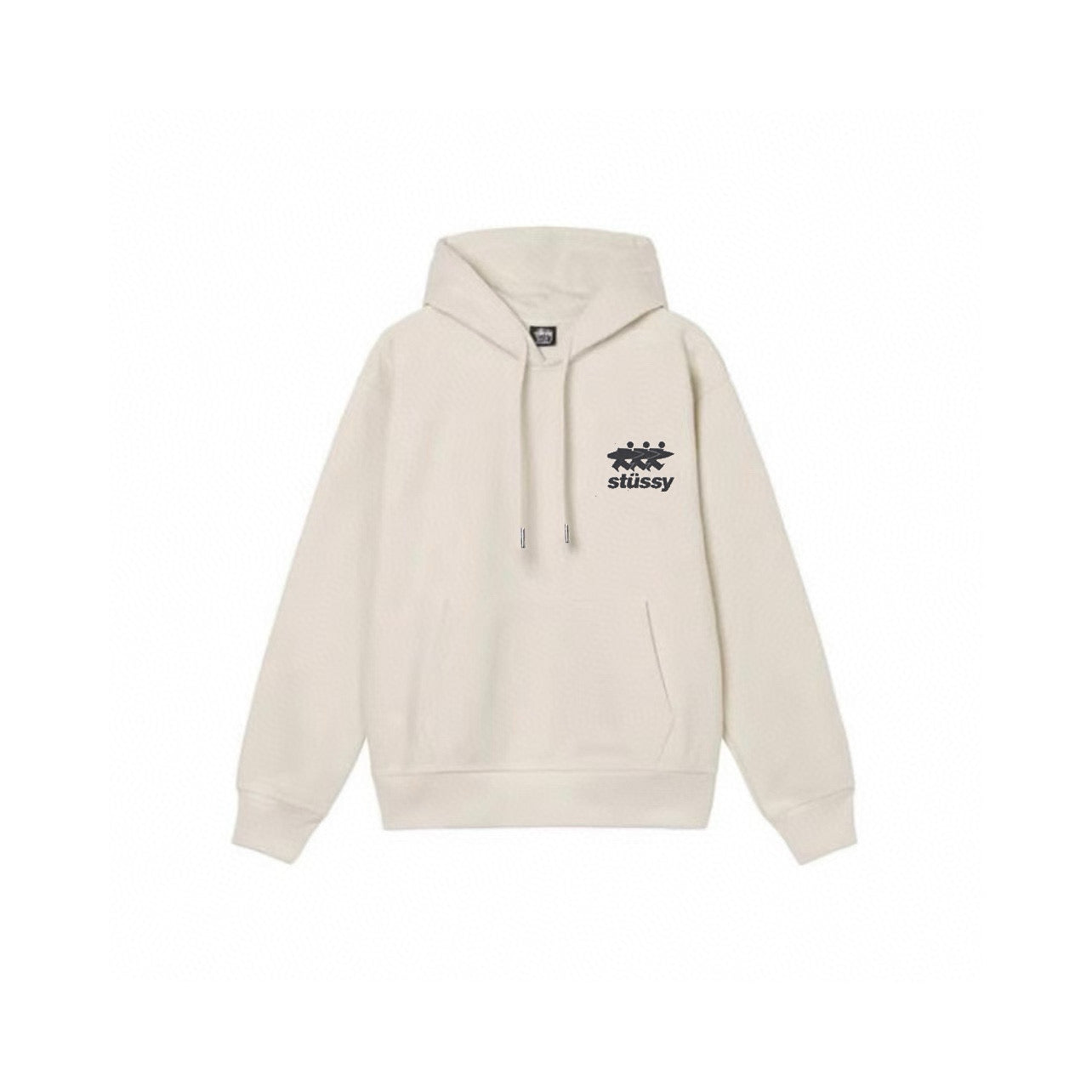 STUSSY SURFWALK BEIGE HOODIE