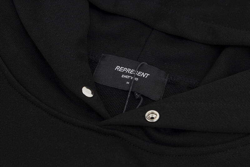 REPRESENT OLYMPUS BLACK HOODIE
