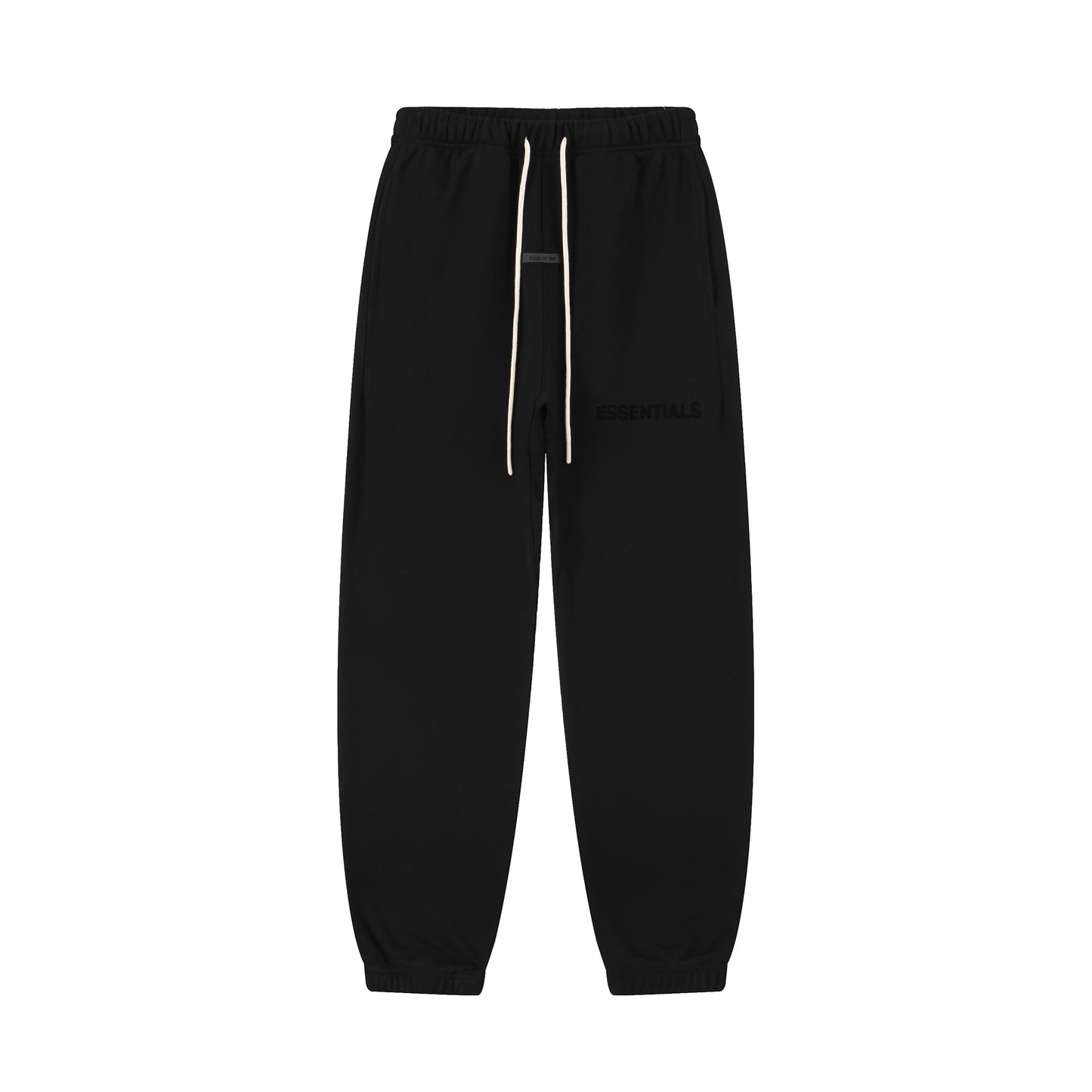 FEAR OF GODS ESSENTIALS BLACK DRAWSTRING SWEATPANT