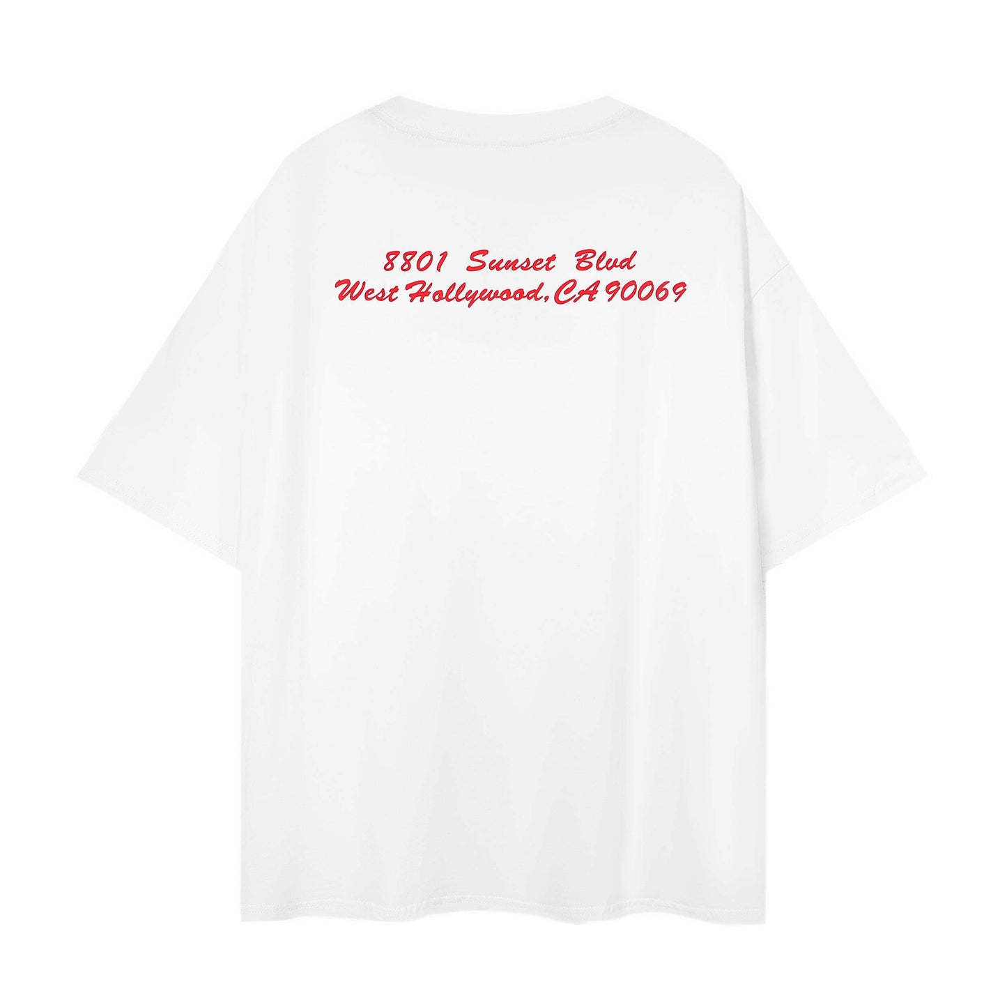SUPREME WEST HOLLYWOOD WHITE T-SHIRT