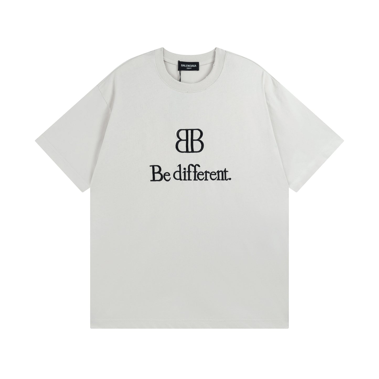 BALENCIAGA BE DIFFERENT WHITE T-SHIRT