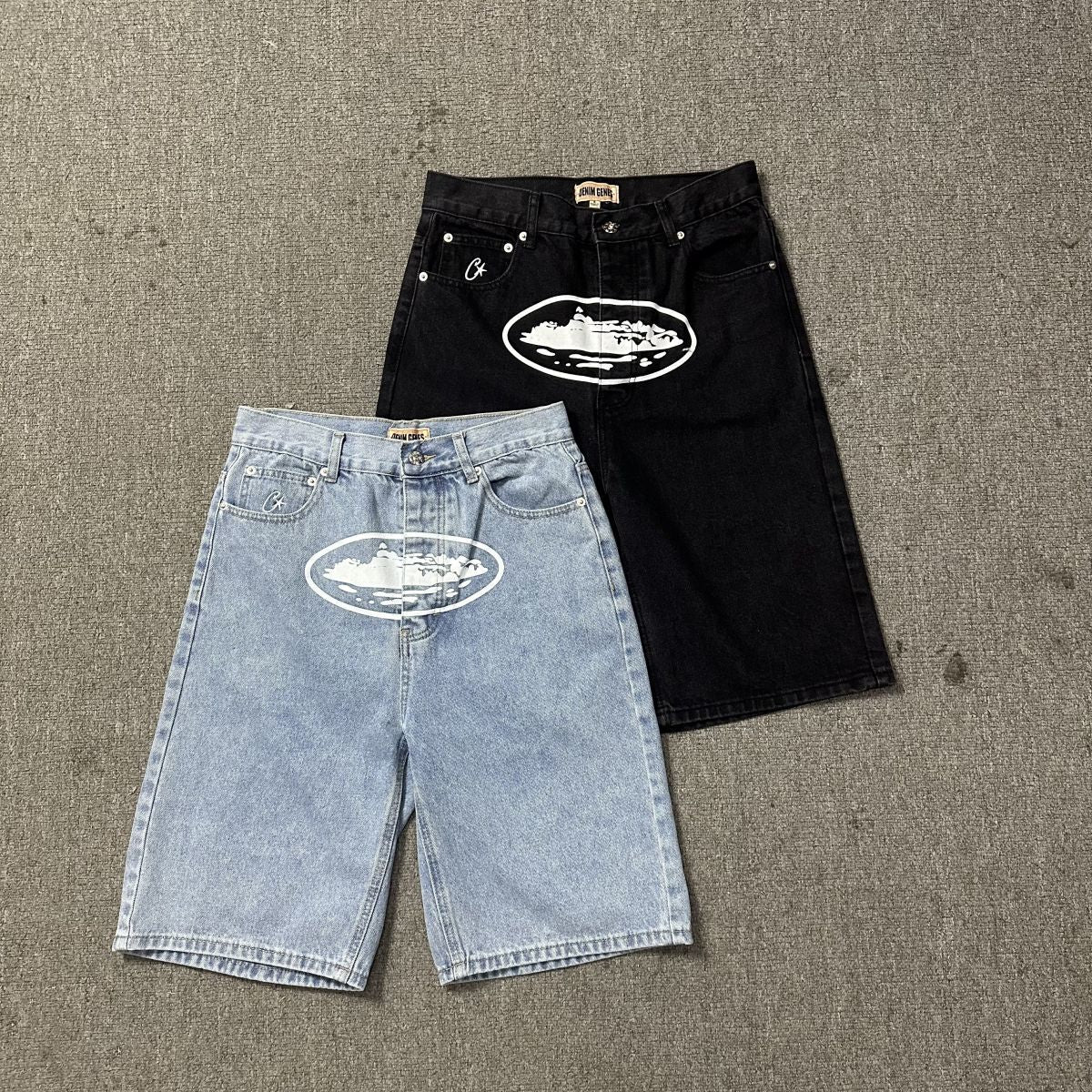 CORTEIZ ALCATRAZ JEANS SHORTS