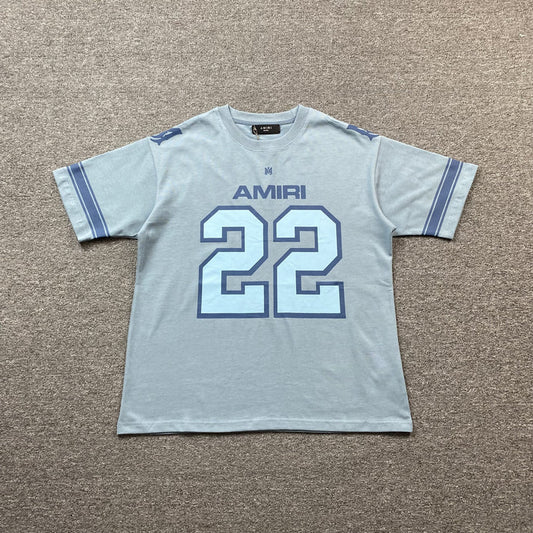 AMIRI 22 SKATER BLUE T-SHIRT
