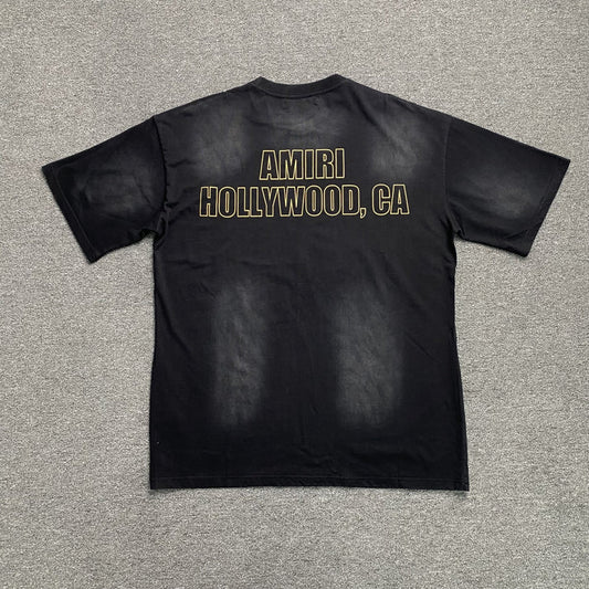 AMIRI EAGLE BLACK T-SHIRT