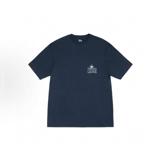 STUSSY THE CREW BLUE T-SHIRT