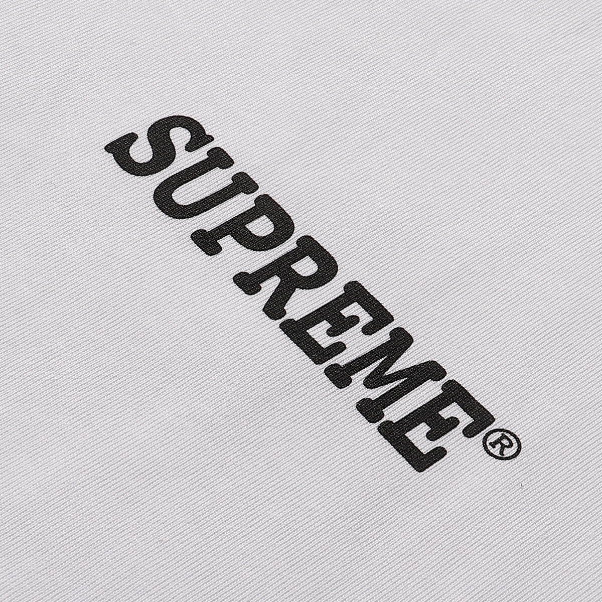 SUPREME PATCHWORK WHITE T-SHIRT