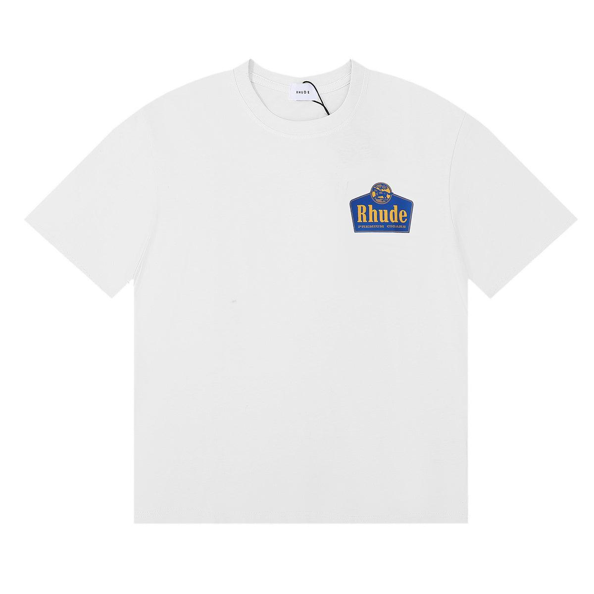 RHUDE GRAND CRU WHITE T-SHIRT