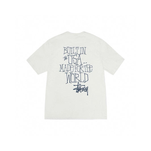 STUSSY BUILT IN USA WHITE T-SHIRT