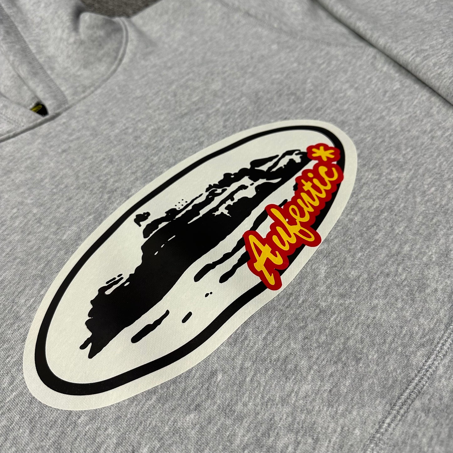 CORTEIZ ALCATRAZ AUTENTIC GREY HOODIE