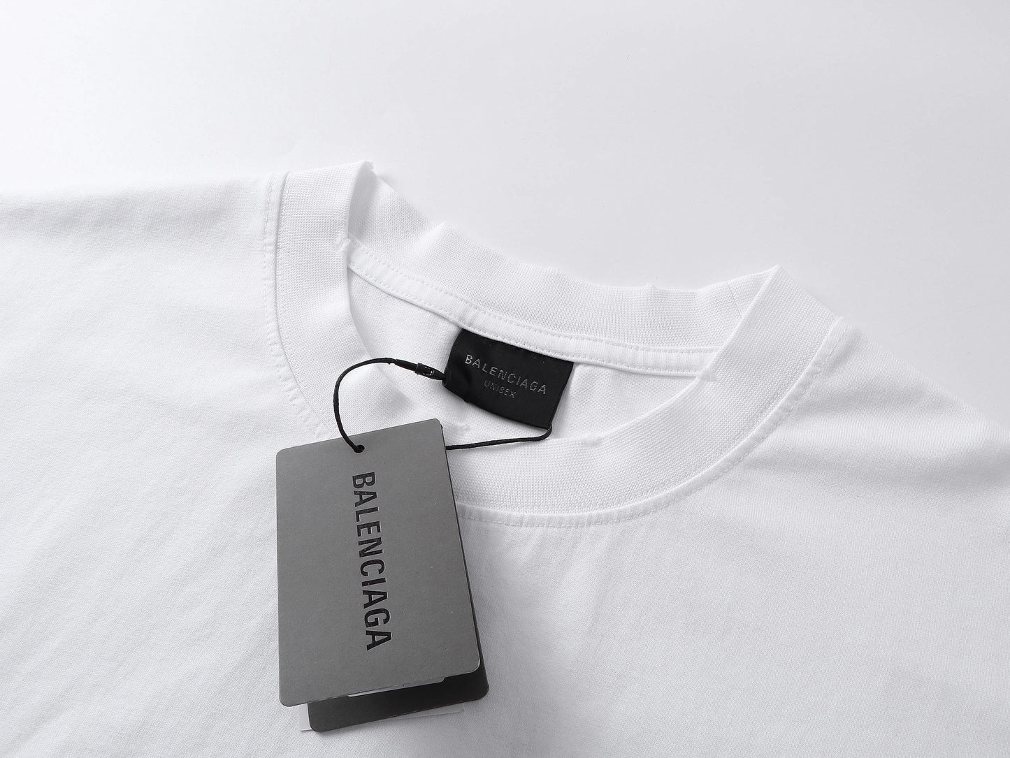 BALENCIAGA LOOP SPORT ICON WHITE T-SHIRT