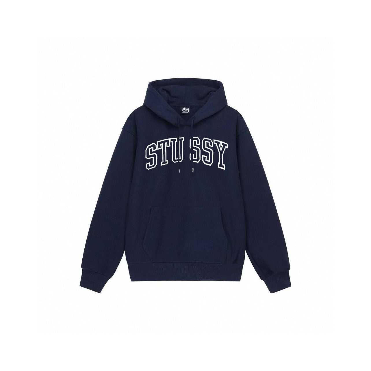 STUSSY ARCH BLUE HOODIE