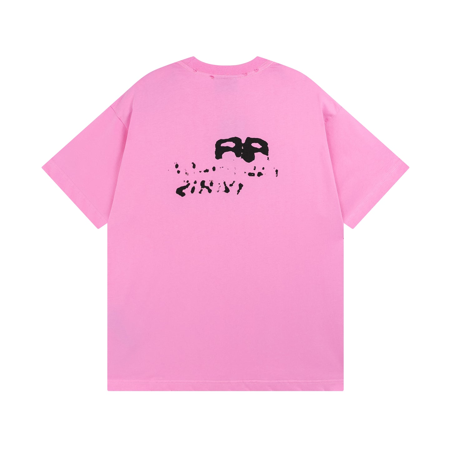 BALENCIAGA HAND DROWN PINK T-SHIRT