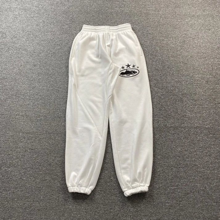 CORTEIZ ALCATRAZ 5 STARS WHITE PANTS