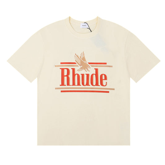 RHUDE ROSSA BEIGE T-SHIRT
