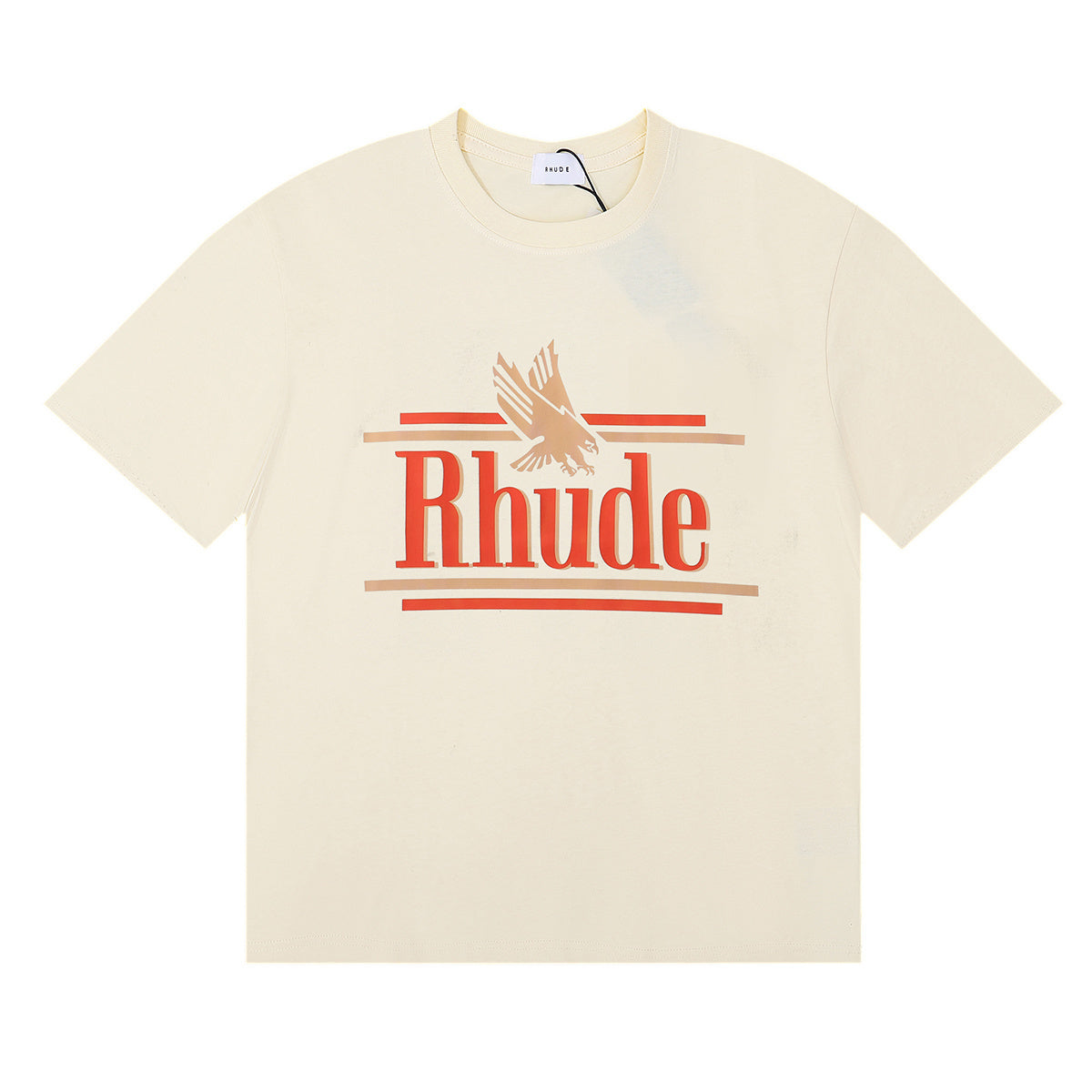 RHUDE ROSSA BEIGE T-SHIRT