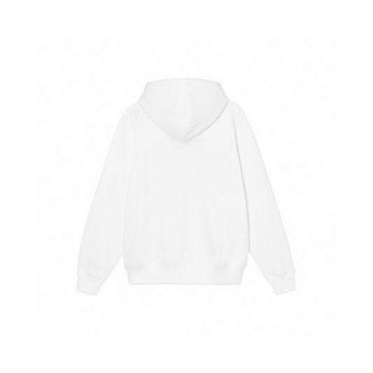STUSSY ARCH WHITE HOODIE