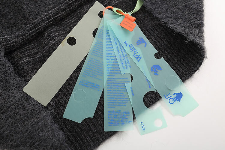 OFF WHITE GRADIENT EFFECT SWEATER