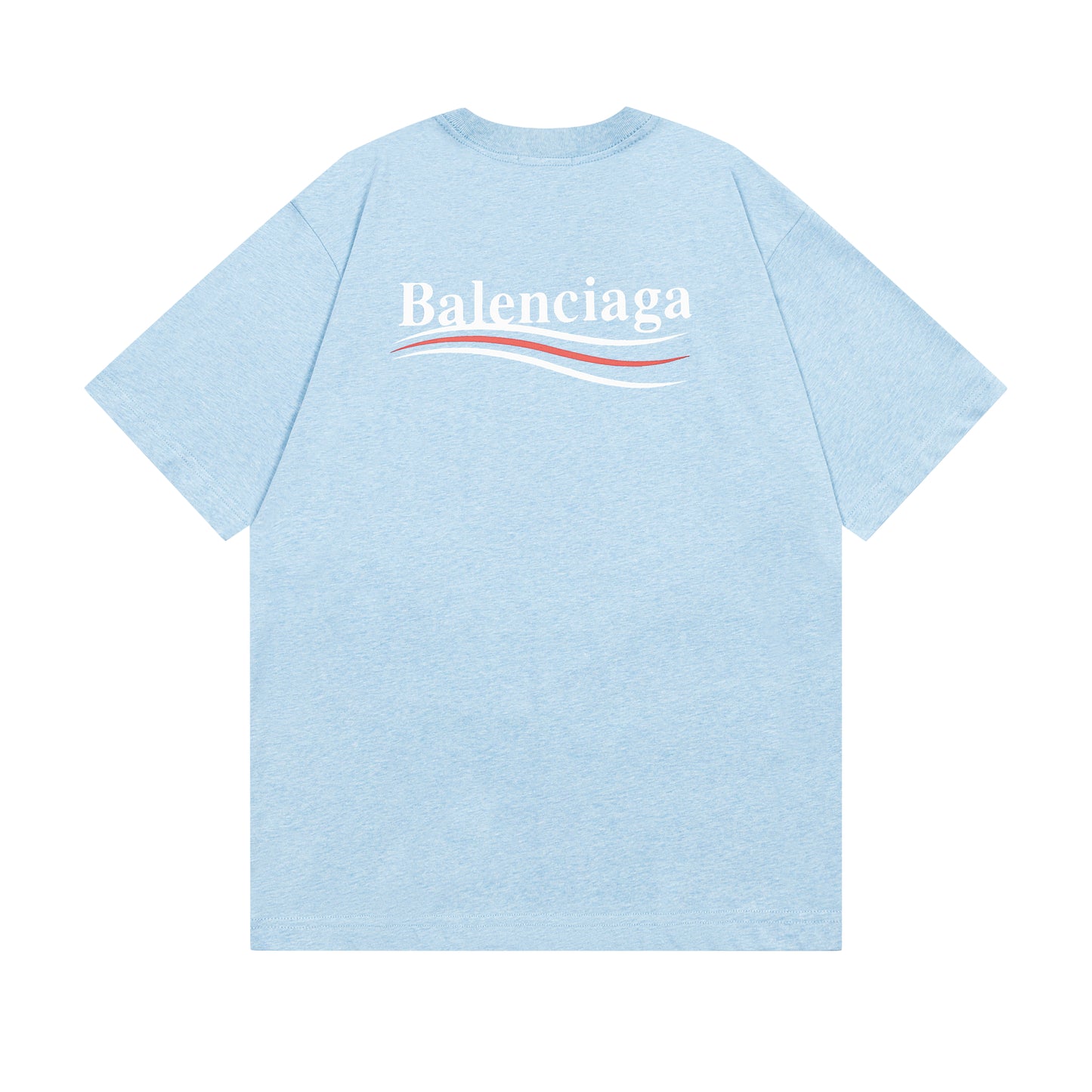 BALENCIAGA BASIC LINE BABY BLUE T-SHIRT