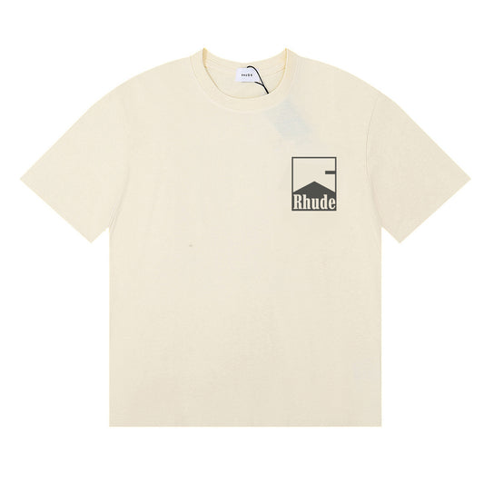 RHUDE CHEVRON BEIGE T-SHIRT