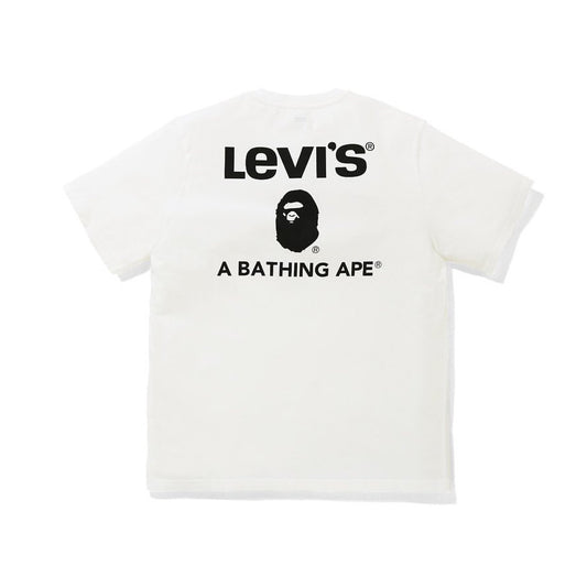 BAPE X LEVIS WHITE T-SHIRT